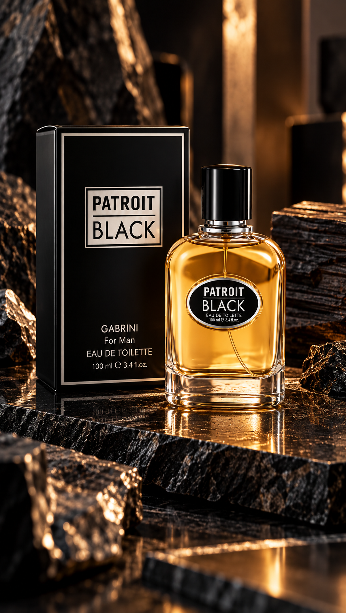 Gabrini Patroit Black For Men Edt 100 ml Erkek Parfümü
